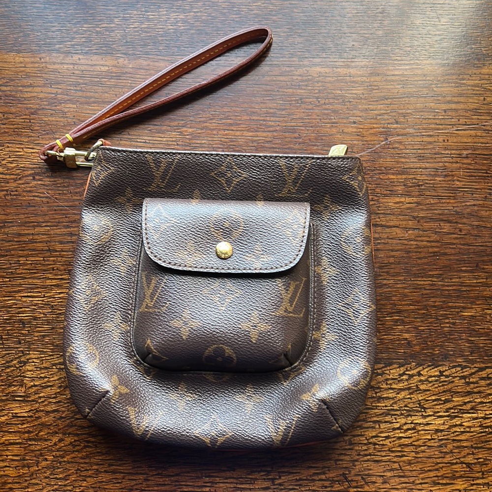 Brown and light brown pattern bag